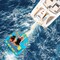 Costway Towable Tube for Boating 3 Riders with Front & Back Tow Points for Towing Rider